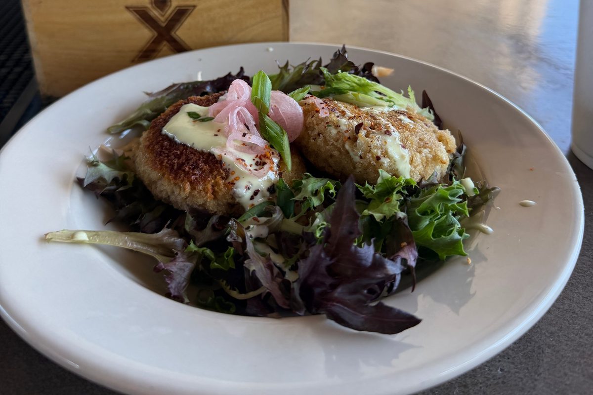 Scratch-made crab cakes - The Honeysuckle, Fischer TX